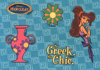 1997 Skybox Disney Hercules - Stickers #2 So Greek. So Chic. Front