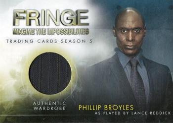 2016 Cryptozoic Fringe Season 5 - Wardrobe #M4 Phillip Broyles Front