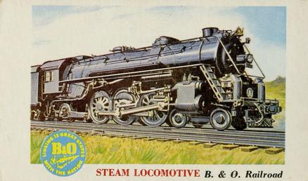 1955 Doeskin Rails & Sails (F378) #122 Steam Locomotive Front