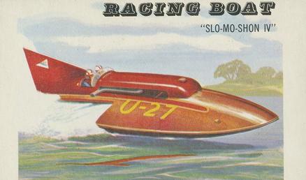 1955 Doeskin Rails & Sails (F378) #177 Racing Boat Front