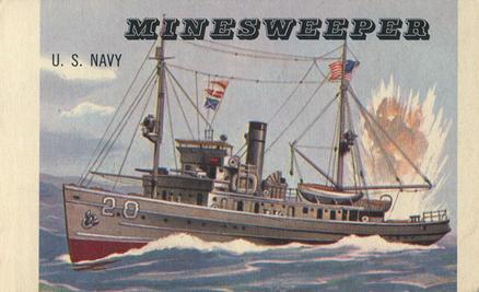 1955 Doeskin Rails & Sails (F378) #193 Minesweeper Front