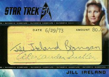 2016 Rittenhouse Star Trek The Original Series 50th Anniversary - Cut Signatures #NNO Jill Ireland Front