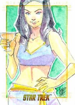 2016 Rittenhouse Star Trek The Original Series 50th Anniversary - Sketches #NNO Irma Ahmed Front