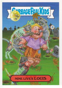 2018 Topps Garbage Pail Kids: Oh, the Horror-ible! #8b Nine Lives Louis Front