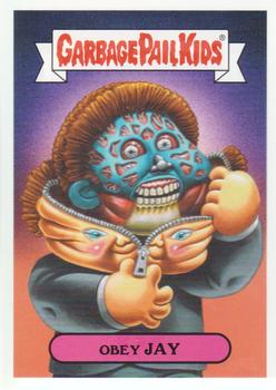 2018 Topps Garbage Pail Kids: Oh, the Horror-ible! #2b Obey Jay Front