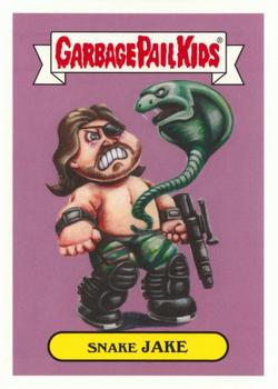 2018 Topps Garbage Pail Kids: Oh, the Horror-ible! #7a Snake Jake Front