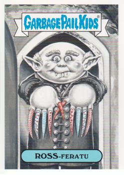 2018 Topps Garbage Pail Kids: Oh, the Horror-ible! #1a Ross-Feratu Front