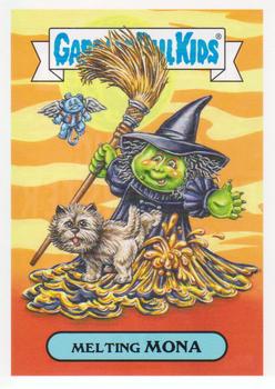 2018 Topps Garbage Pail Kids: Oh, the Horror-ible! #15b Melting Mona Front
