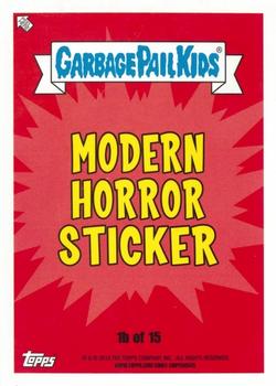 2018 Topps Garbage Pail Kids: Oh, the Horror-ible! #1b Swarmin' Norman Back