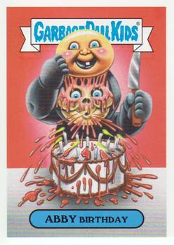 2018 Topps Garbage Pail Kids: Oh, the Horror-ible! #6b Abby Birthday Front