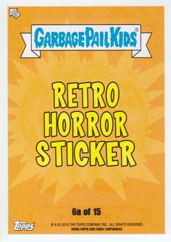 2018 Topps Garbage Pail Kids: Oh, the Horror-ible! #6a Chet Hulhu Back