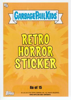 2018 Topps Garbage Pail Kids: Oh, the Horror-ible! #8a Great Wyatt Back