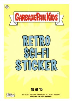 2018 Topps Garbage Pail Kids: Oh, the Horror-ible! #1b Twilight Tone Back