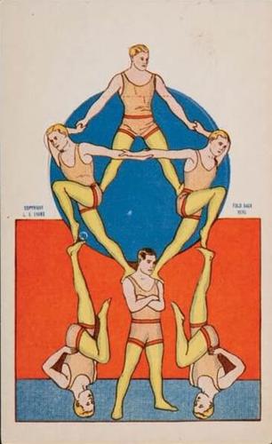 1922 Great American Circus (D40) #NNO Human Pyramid Front