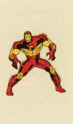 1997 Fleer/SkyBox X-Men - Temporary Tattoos #Fleer11 Iron Man Front