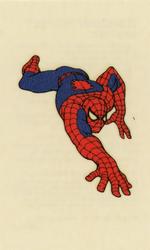 1997 Fleer/SkyBox X-Men - Temporary Tattoos #Fleer15 Spider-Man Front