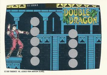 1989 O-Pee-Chee Nintendo - Double Dragon Scratch-Offs (Series One) #8 D.D. Screen 8 Front