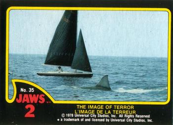 1978 O-Pee-Chee Jaws 2 #35 The Image of Terror Front