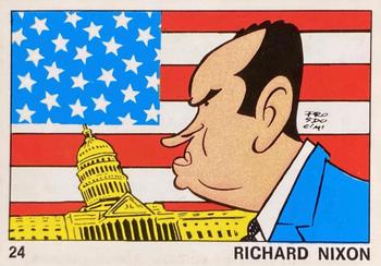 1973 Panini OK VIP #24 Richard Nixon Front