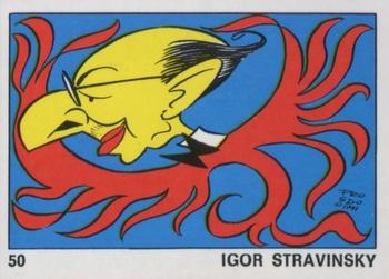1973 Panini OK VIP #50 Igor Stravinsky Front