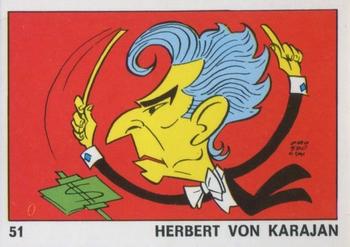 1973 Panini OK VIP #51 Herbert Von Karajan Front
