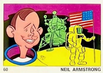 1973 Panini OK VIP #60 Neil Armstrong Front