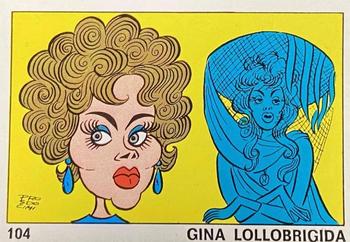 1973 Panini OK VIP #104 Gina Lollobrigida Front