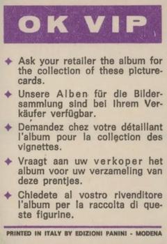 1973 Panini OK VIP #123 Jacques Tati Back
