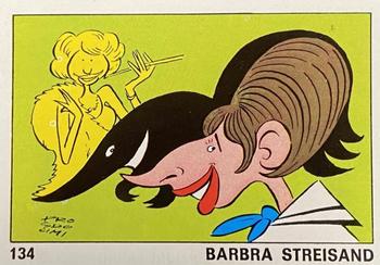 1973 Panini OK VIP #134 Barbra Streisand Front