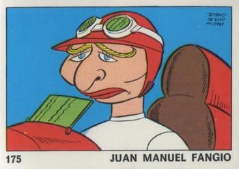 1973 Panini OK VIP #175 Juan Manuel Fangio Front