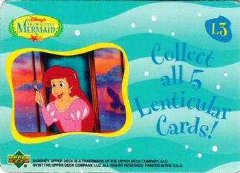 1997 Upper Deck The Little Mermaid - Motion Cards #L3 Ariel Brushing Her Hair Back