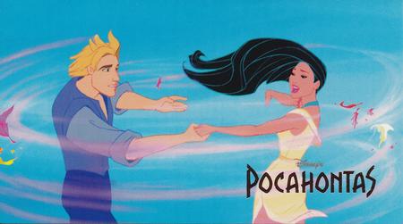 1995 SkyBox Pocahontas Limited Edition Widevision Set #25 John Smith Begins to See Front