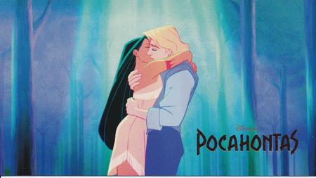 1995 SkyBox Pocahontas Limited Edition Widevision Set #36 Kocoum Attacks John Smith Front