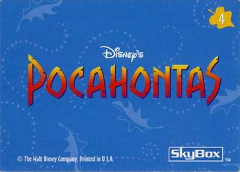 1995 SkyBox Pocahontas - Four-Card 