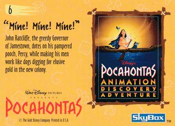 1995 SkyBox Pocahontas - Animation Discovery Adventure #6 