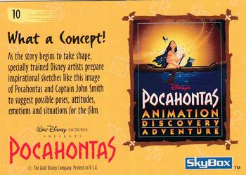 1995 SkyBox Pocahontas - Animation Discovery Adventure #10 What a Concept! Back