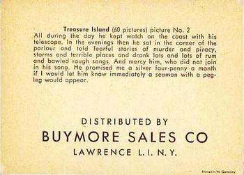 1960 Buymore Sales Treasure Island (W527) #2 All During The Day Back
