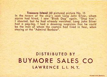 1960 Buymore Sales Treasure Island (W527) #15 In The Tavern Back