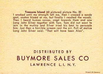 1960 Buymore Sales Treasure Island (W527) #20 I Smoked Until Back