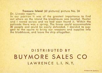 1960 Buymore Sales Treasure Island (W527) #24 Dr. Liversey Reports Back