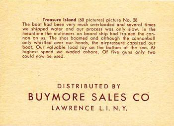 1960 Buymore Sales Treasure Island (W527) #28 The Boat Had Been Back