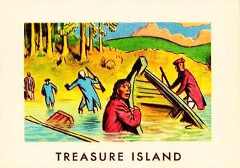 1960 Buymore Sales Treasure Island (W527) #28 The Boat Had Been Front