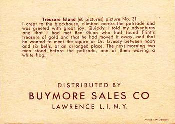 1960 Buymore Sales Treasure Island (W527) #31 I Crept To The Blockhouse Back