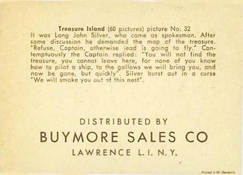 1960 Buymore Sales Treasure Island (W527) #32 It Was Long John Silver Back