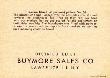 1960 Buymore Sales Treasure Island (W527) #34 The Pirates Who Back