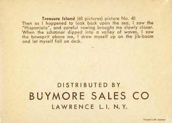 1960 Buymore Sales Treasure Island (W527) #40 Then As I Happened Back