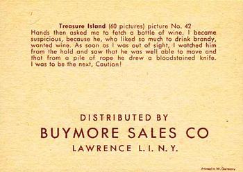 1960 Buymore Sales Treasure Island (W527) #42 Hands Then Asked Back
