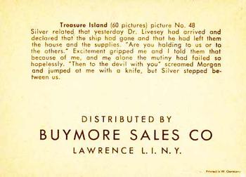 1960 Buymore Sales Treasure Island (W527) #48 Silver Related That Back