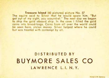 1960 Buymore Sales Treasure Island (W527) #57 The Squire Said Back