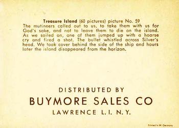 1960 Buymore Sales Treasure Island (W527) #59 The Mutineers Called Back